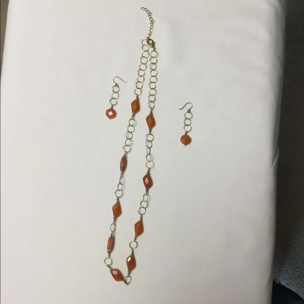 Monet necklace and earring set